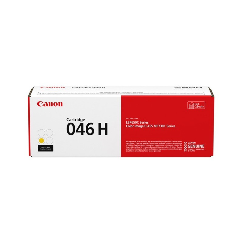 Canon 046 H Cartouche de toner 1 pièce(s) Original Jaune