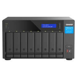 QNAP TVS-h874 NAS Tower Ethernet LAN Noir