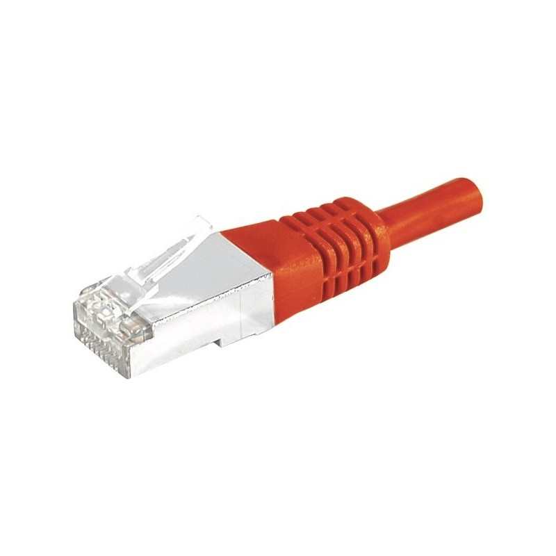 Dexlan 858303 câble de réseau Rouge 1,5 m Cat6a S FTP (S-STP)