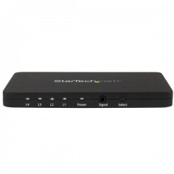 StarTech.com Switch HDMI automatique à 4 ports avec boîtier en aluminium et support MHL - Commutateur HDMI 4x1 - 4K 30Hz