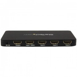 StarTech.com Switch HDMI automatique à 4 ports avec boîtier en aluminium et support MHL - Commutateur HDMI 4x1 - 4K 30Hz