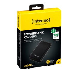 Intenso XS20000 Lithium Polymère (LiPo) 20000 mAh Noir