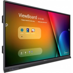 Viewsonic IFP8652 tableau blanc interactif 2,18 m (86") 3840 x 2160 pixels Écran tactile Noir HDMI