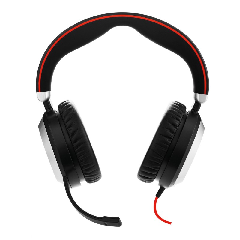 Jabra Evolve 80 UC Stereo Casque Avec fil Arceau Bureau Centre d'appels Bluetooth Noir