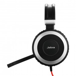 Jabra Evolve 80 UC Stereo Casque Avec fil Arceau Bureau Centre d'appels Bluetooth Noir