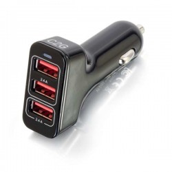 C2G Chargeur voiture intelligent USB 3 ports. sortie 4,8A