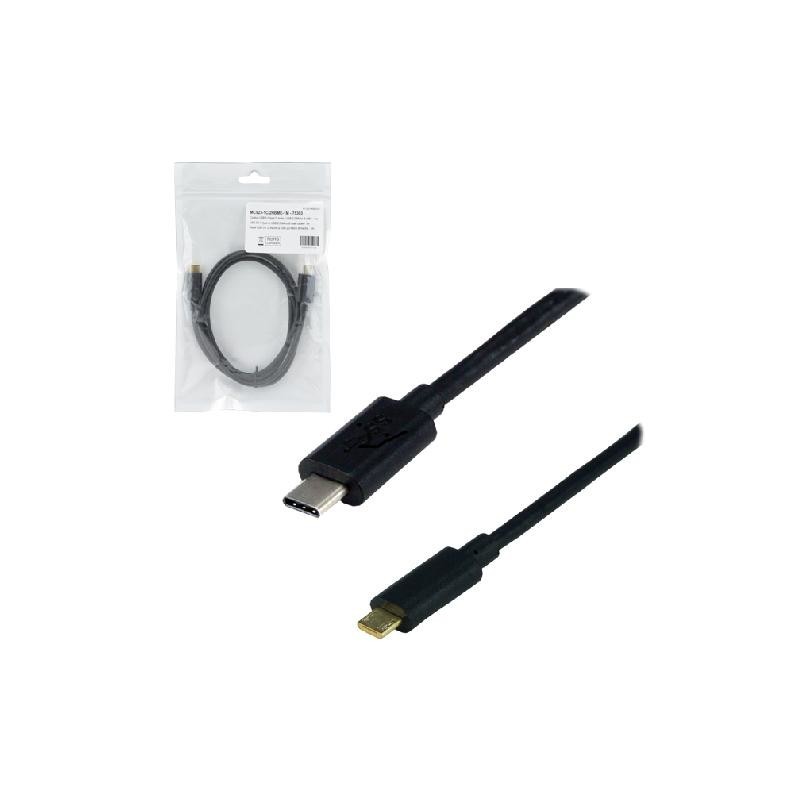 MCL USB 3.1 Type-C   USB 2.0 Micro-B 1 m câble USB USB C Micro-USB B Noir