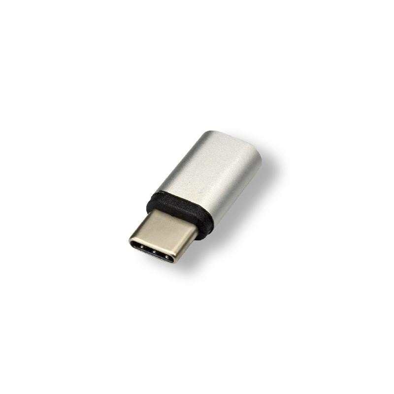 MCL USBC-M F changeur de genre de câble USB Type-C Argent