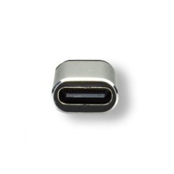 MCL USBC-M F changeur de genre de câble USB Type-C Argent