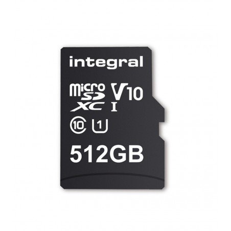 Integral 512GB 512 Go MicroSDXC UHS-I Classe 10