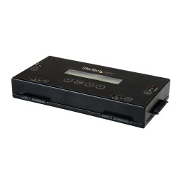 StarTech.com Effaceur de SSD HDD à 4 Baies - 6,35 et 8,89cm SATA - Nettoyeur de Disques, Autonome et Sécurisé - 9 modes
