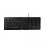 CHERRY STREAM KEYBOARD Clavier filaire, noir, USB, AZERTY - FR