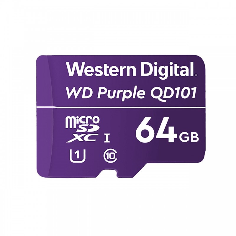 Western Digital WD Purple SC QD101 64 Go MicroSDXC Classe 10