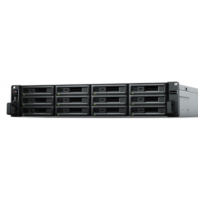 Synology RackStation RS3621RPXS serveur de stockage Rack (2 U) Ethernet LAN Noir D-1531