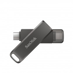 SanDisk iXpand lecteur USB flash 64 Go USB Type-C   Lightning 3.2 Gen 1 (3.1 Gen 1) Noir