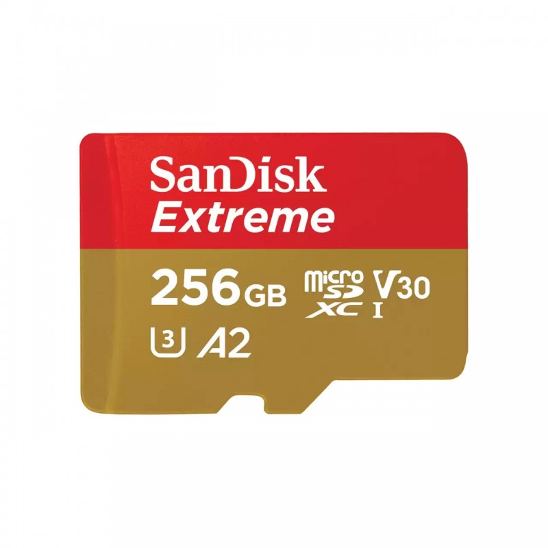 SanDisk Extreme 256 Go MicroSDXC UHS-I Classe 10