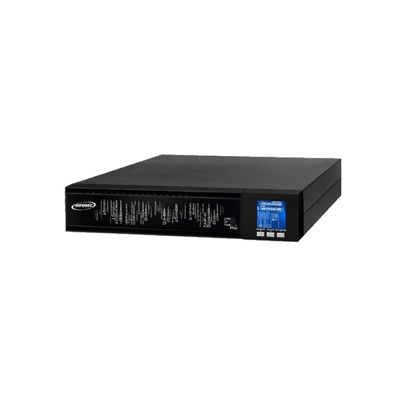 Infosec E3 Pro 3000 RT alimentation d'énergie non interruptible Double-conversion (en ligne) 3 kVA 2700 W 4 sortie(s) CA