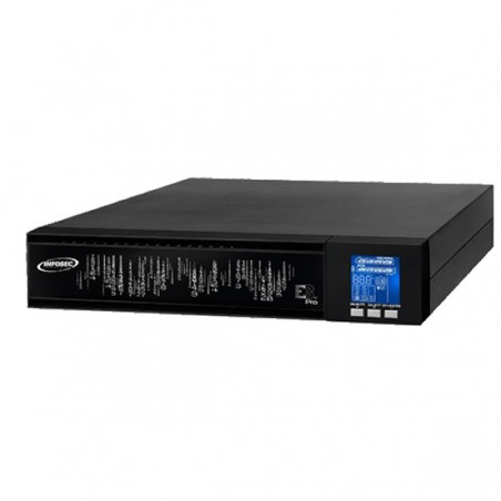 Infosec E3 Pro 3000 RT alimentation d'énergie non interruptible Double-conversion (en ligne) 3 kVA 2700 W 4 sortie(s) CA