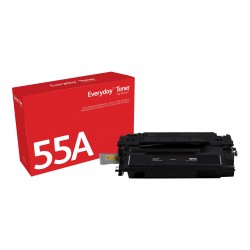 Everyday Toner Noir ™ de Xerox compatible avec HP 55A (CE255A  CRG-324), Capacité standard