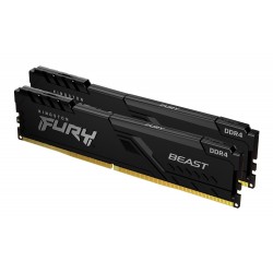 Kingston Technology FURY 8Go 3200MT s DDR4 CL16 DIMM (Kit de 2) Beast Black