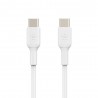 Belkin CAB003BT2MWH câble USB 2 m USB C Blanc