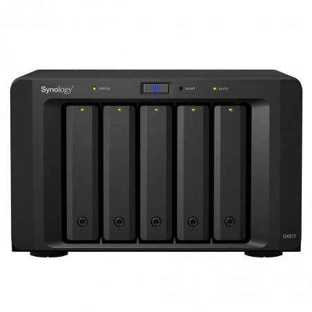 Synology DX517 boîtier de disques Bureau Noir