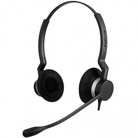 Jabra Biz 2300 Duo USB UC Casque Avec fil Arceau Bureau Centre d'appels USB Type-A Noir