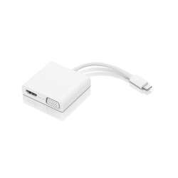 Lenovo GX90T33021 adaptateur graphique USB 3840 x 2160 pixels Blanc