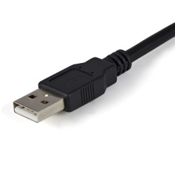 StarTech.com Câble adaptateur FTDI USB vers série RS232 2 ports avec mémorisation du port de communication