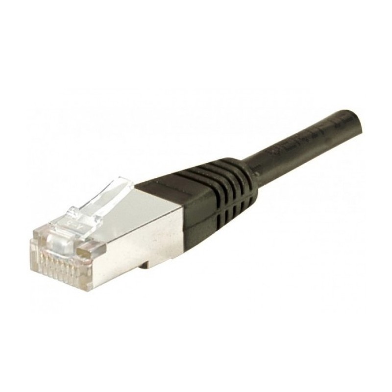 Dexlan 858381 câble de réseau Noir 7,5 m Cat6a S FTP (S-STP)