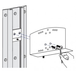 Ergotron Track Mount Bracket Kit for CPU Holders