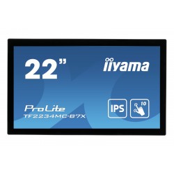 iiyama ProLite TF2234MC-B7X écran plat de PC 54,6 cm (21.5") 1920 x 1080 pixels Full HD LED Écran tactile Multi-utilisateur Noir