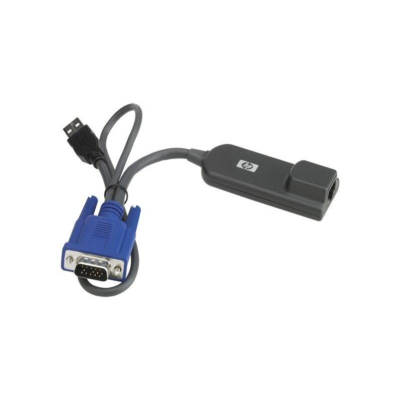 HPE KVM Console USB Interface Adapter câble kvm Noir