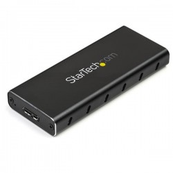 StarTech.com Boîtier USB 3.1 (10 Gb s) pour SSD SATA M.2 NGFF avec câble USB-C - Aluminium