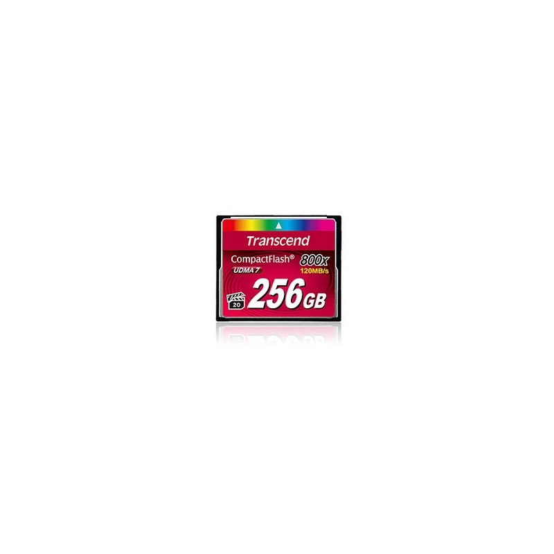 Transcend 256GB 800x CF 256 Go CompactFlash