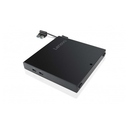 Lenovo 4XH0N06924 station d'accueil Avec fil USB 2.0 Noir