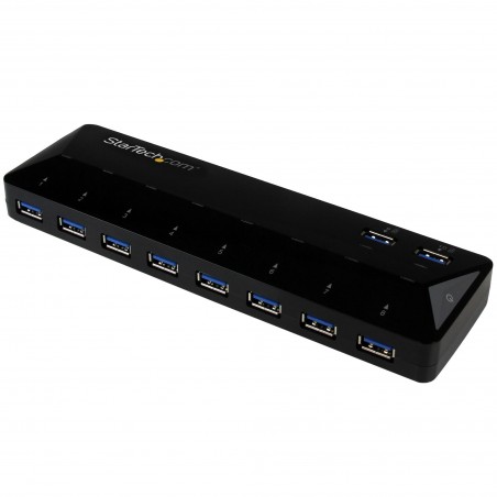 StarTech.com Concentrateur USB 3.0 (5Gbps) 10 ports avec Ports de Charge et de Synchronisation - 8 x USB-A, 2 x USB-A ports de