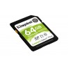 Kingston Technology Carte SDXC Canvas Select Plus 100R C10 UHS-I U1 V10 de 64 Go