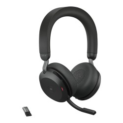 Jabra Evolve2 75 Casque Sans fil Arceau Bureau Centre d'appels Bluetooth Noir