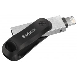 SanDisk iXpand lecteur USB flash 64 Go USB Type-A   Lightning 3.2 Gen 2 (3.1 Gen 2) Noir, Argent