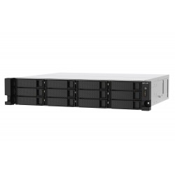 QNAP TS-1273AU-RP-8G serveur de stockage NAS Rack (2 U) Ethernet LAN Aluminium, Noir V1500B