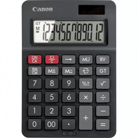 Canon AS-120 II calculatrice Bureau Calculatrice à écran Noir