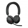 Jabra Evolve2 65, MS Stereo Casque Sans fil Arceau Bureau Centre d'appels USB Type-A Bluetooth Noir