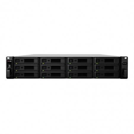 Synology RX1217sas boîtier de disques Rack (2 U) Noir