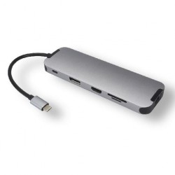 MCL USB3C-556 station d'accueil USB 3.2 Gen 1 (3.1 Gen 1) Type-C Aluminium