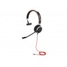 Jabra Evolve 40 Casque Avec fil Arceau Bureau Centre d'appels Bluetooth Noir, Rouge, Argent