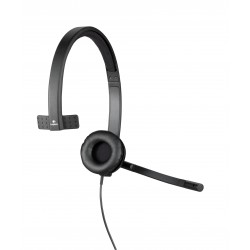 Logitech H570e Casque Avec fil Arceau Bureau Centre d'appels USB Type-A Noir