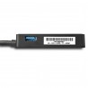 StarTech.com Adaptateur réseau USB 3.0 vers Gigabit Ethernet avec port USB - Noir