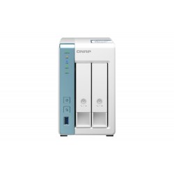 QNAP TS-233 serveur de stockage NAS Mini Tower Ethernet LAN Blanc Cortex-A55