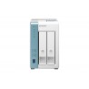 QNAP TS-233 serveur de stockage NAS Mini Tower Ethernet LAN Blanc Cortex-A55